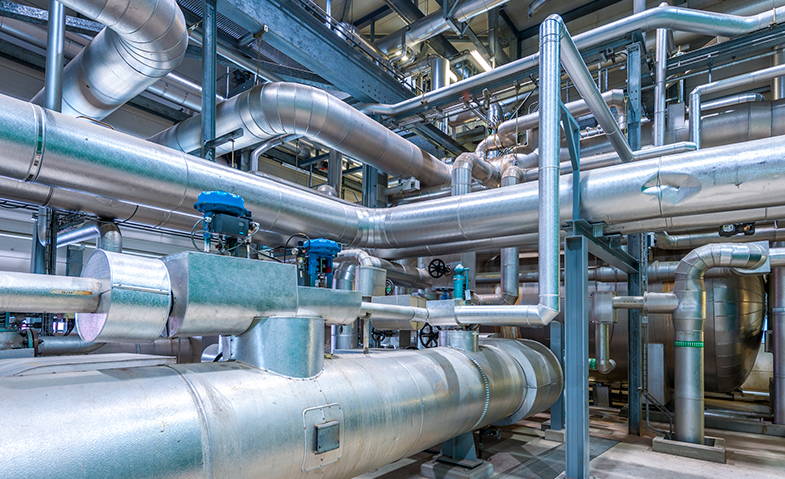 Industrial pipe fitting and mechanical piping system installation